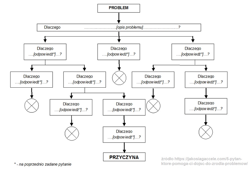 Metoda 5 why. Jak dojść do źródła problemu [przyczyna, pięć pytań] 429