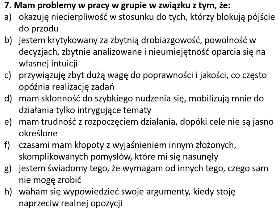 Model Belbina. Uwaga-na końcu artykułu darmowy test Belbina, określ role w zespole 372