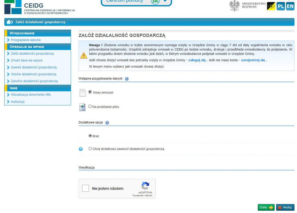 Rejestracja działalności gospodarczej (jak otworzyć firmę, ewidencja ceidg) 8 Rejestracja działalności gospodarczej (jak otworzyć firmę, ewidencja ceidg) 3