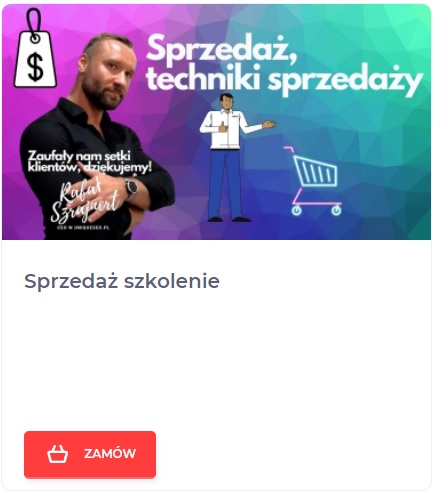 szkolenie sprzedaż techniki sprzedaży